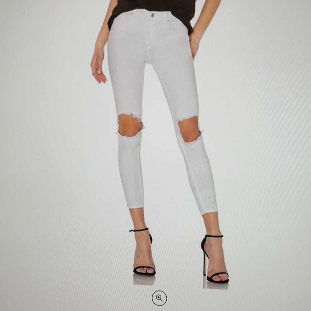 Free people jeans in white